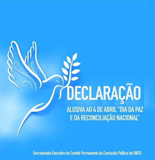 Declaração alusiva ao Dia da Paz e Reconciliação Nacional.